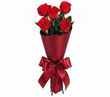 Букет 5 Красных роз Эдлесс Лав в Покровке Воронежской области