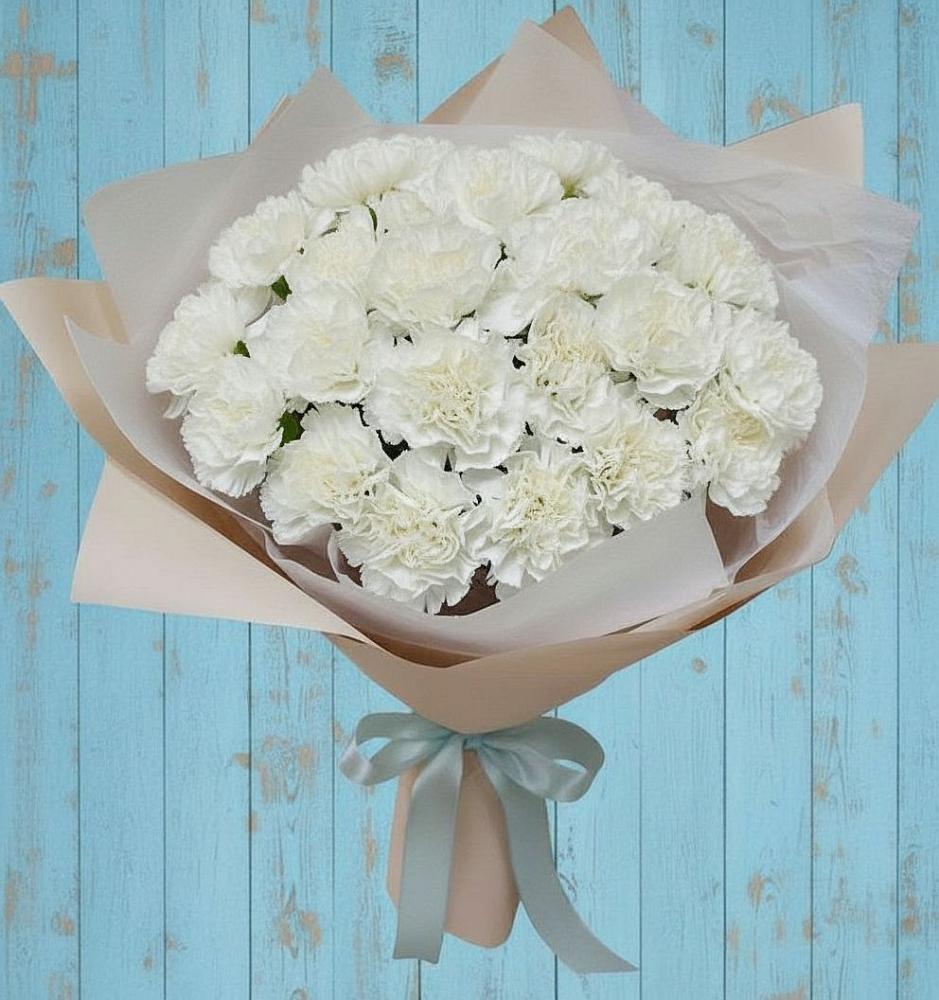 Букет цветов из: Гвоздики в Покровке Воронежской области