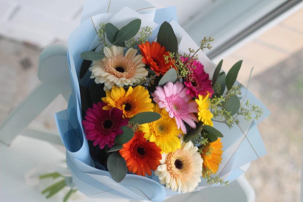 Букет цветов из: Герберы в Покровке Воронежской области