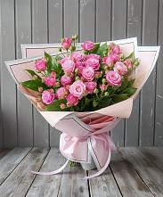 Букет Розовый кустик в Покровке Воронежской области