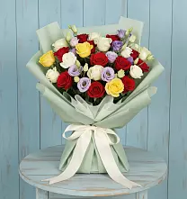 Букет цветов из:  Розы в Покровке Воронежской области