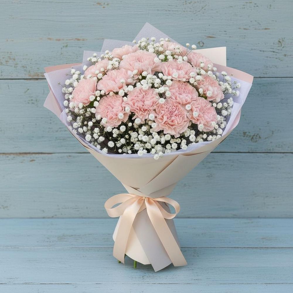 Букет цветов из: Гвоздики в Покровке Воронежской области