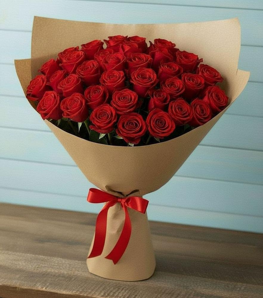 Букет Красные розы Милано в Покровке Воронежской области