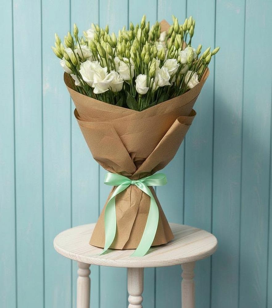 Букет цветов из: Лизиантусы в Покровке Воронежской области