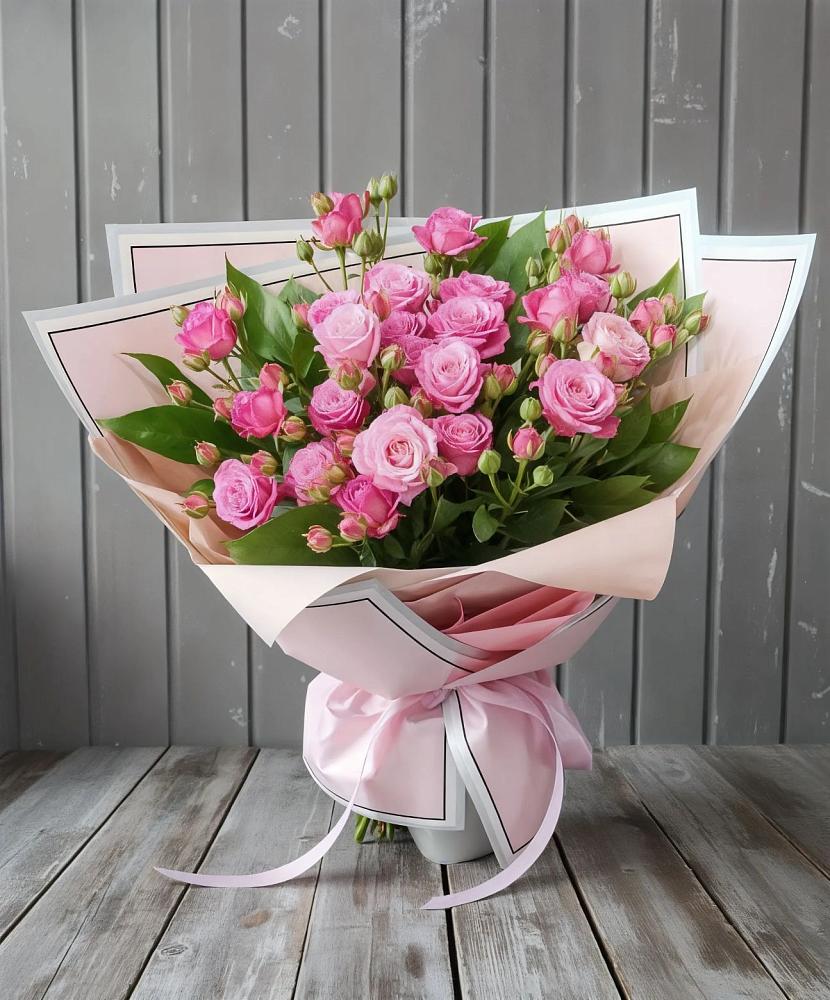 Букет Розовый кустик в Покровке Воронежской области