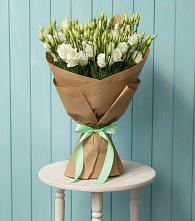 Букет цветов из:  Лизиантусы в Покровке Воронежской области