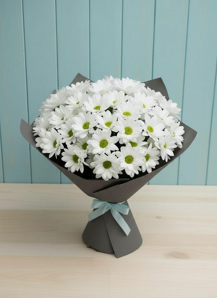 Букет цветов из: Хризантемы в Покровке Воронежской области