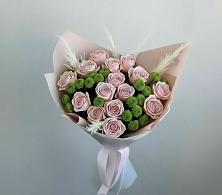 Букет цветов из:  Розы и Хризантемы в Покровке Воронежской области