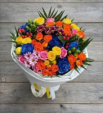 Букет цветов из:  Розы и Хризантемы в Покровке Воронежской области
