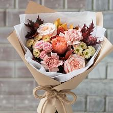 Букет цветов из:  Гвоздики, Хризантемы и Розы #REPLACE_PRED# Покровке Воронежской области