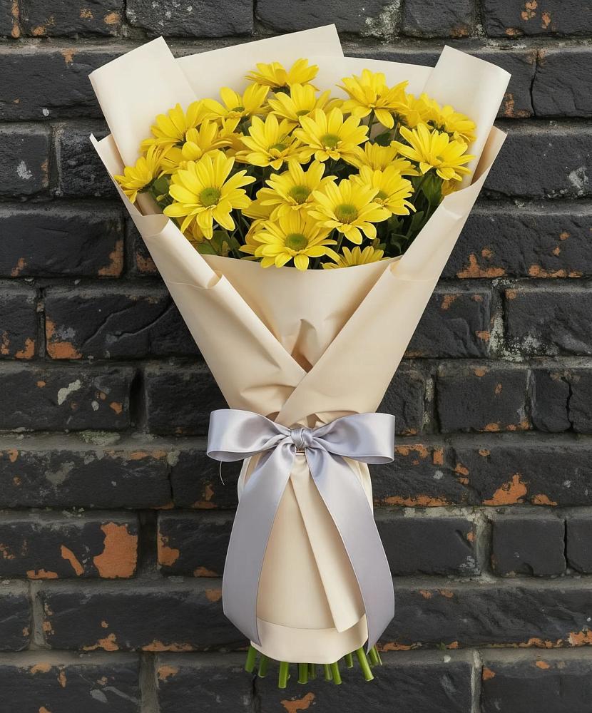 Букет цветов из: Хризантемы в Покровке Воронежской области