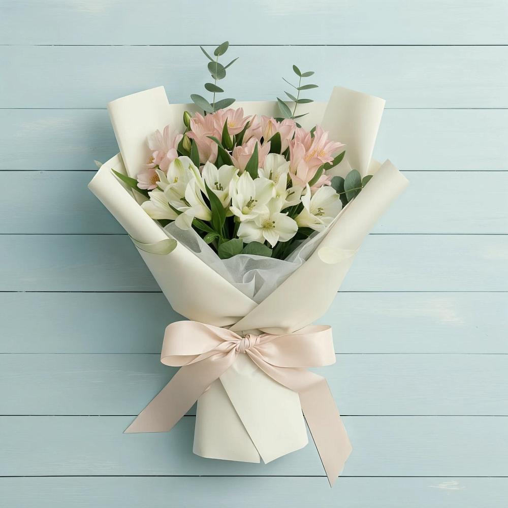 Букет цветов из: Альстромерии в Покровке Воронежской области